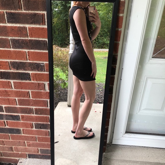 Arden B Black & Sequin Form Fitting Dress. Size S - Picture 3 of 3